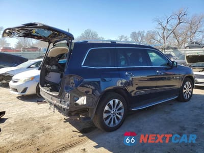 Trzecie zdjęcie samochodu z tyłu: 2019 MERCEDES-BENZ GLS 450 4MATIC VIN:4JGDF6EE2KB188885 - miniatura