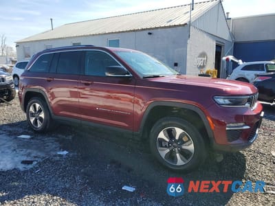 Czwarte zdjęcie samochodu z boku: 2024 JEEP GRAND CHEROKEE LIMITED 4XE VIN:1C4RJYB64R8912617 - miniatura