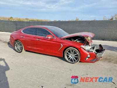 Czwarte zdjęcie samochodu z boku: 2020 GENESIS G70 2.0T VIN:KMTG44LA2LU062609 - miniatura