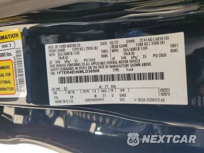 Zdjęcie 13 z 13 samochodu: 2021 FORD RANGER XL VIN:1FTER4EH6MLD38508 - miniatura