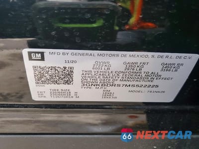Zdjęcie 13 z 13 samochodu: 2021 CHEVROLET BLAZER 3LT VIN:3GNKBDRS7MS522225 - miniatura