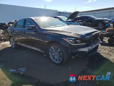 Czwarte zdjęcie samochodu z boku: 2018 GENESIS G80 VIN:KMHGN4JE4JU245925 - miniatura