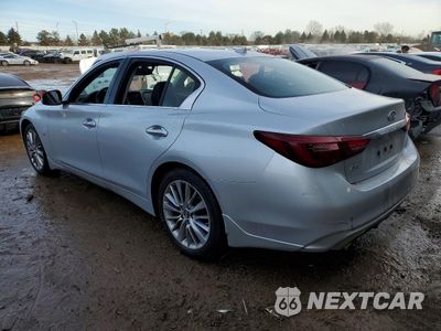 Drugie zdjęcie samochodu z przodu: 2018 INFINITI Q50 3.0T LUXE VIN:JN1EV7AR7JM441666 - miniatura