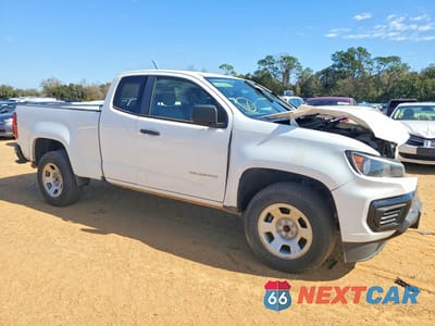 Czwarte zdjęcie samochodu z boku: 2021 CHEVROLET COLORADO VIN:1GCHSBEAXM1184972 - miniatura