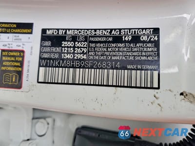 Zdjęcie 13 z 13 samochodu: 2025 MERCEDES-BENZ GLC 43 4MATIC AMG VIN:W1NKM8HB9SF268314 - miniatura