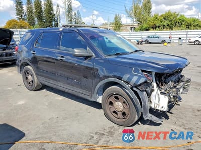 Czwarte zdjęcie samochodu z boku: 2019 FORD EXPLORER POLICE INTERCEPTOR VIN:1FM5K8AR6KGB46176 - miniatura