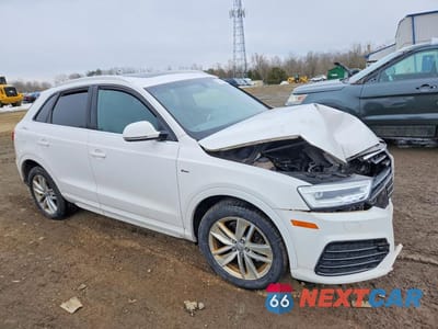 Czwarte zdjęcie samochodu z boku: 2018 AUDI Q3 PREMIUM PLUS VIN:WA1JCCFS7JR034062 - miniatura