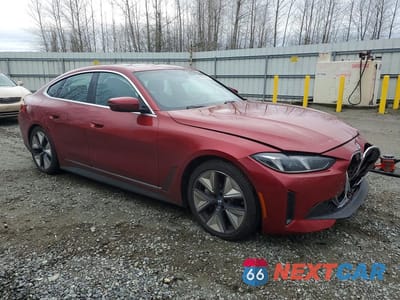 Czwarte zdjęcie samochodu z boku: 2025 BMW I4 XDRIVE 40 VIN:WBY43HD09SFU78272 - miniatura