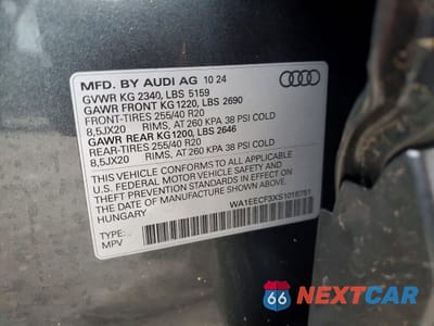 Zdjęcie 13 z 14 samochodu: 2025 AUDI Q3 PREMIUM PLUS S LINE 45 VIN:WA1EECF3XS1018751 - miniatura