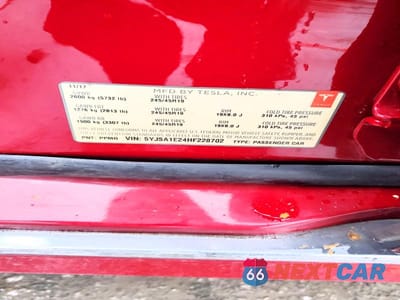 Zdjęcie 12 z 12 samochodu: 2017 TESLA MODEL S VIN:5YJSA1E24HF228702 - miniatura