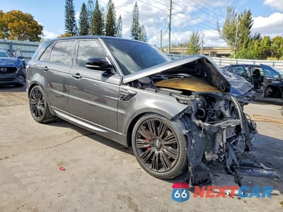 Czwarte zdjęcie samochodu z boku: 2020 LAND ROVER RANGE ROVER SPORT P525 HSE VIN:SALWR2SEXLA722121 - miniatura