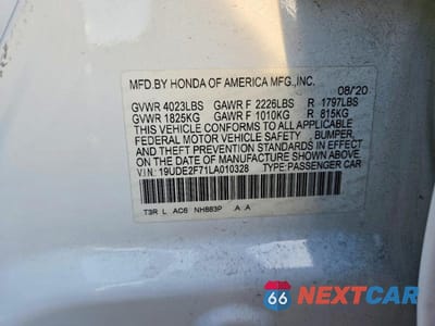 Zdjęcie 12 z 12 samochodu: 2020 ACURA ILX PREMIUM VIN:19UDE2F71LA010328 - miniatura