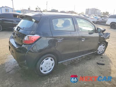 Trzecie zdjęcie samochodu z tyłu: 2021 MITSUBISHI MIRAGE ES VIN:ML32AUHJ9MH006173 - miniatura