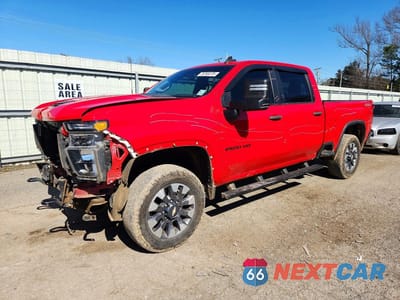 2021 CHEVROLET SILVERADO K2500 CUSTOM 1GC4YME77MF300726 - główne zdjęcie licytacji z USA - miniatura