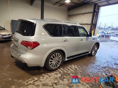 Trzecie zdjęcie samochodu z tyłu: 2017 INFINITI QX80 BASE VIN:JN8AZ2NC4H9431462 - miniatura