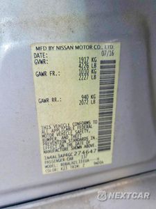 Zdjęcie 13 z 13 samochodu: 2016 NISSAN ALTIMA 2.5 VIN:1N4AL3AP4GC274647 - miniatura
