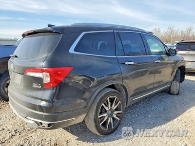 Trzecie zdjęcie samochodu z tyłu: 2021 HONDA PILOT ELITE VIN:5FNYF6H08MB074427 - miniatura