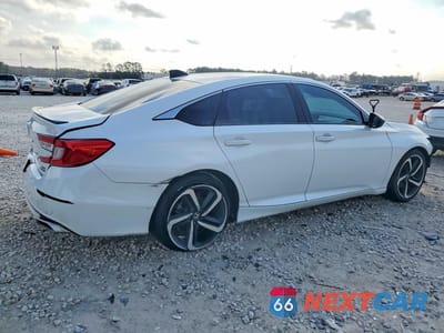 Trzecie zdjęcie samochodu z tyłu: 2021 HONDA ACCORD SPORT VIN:1HGCV2F39MA027212 - miniatura