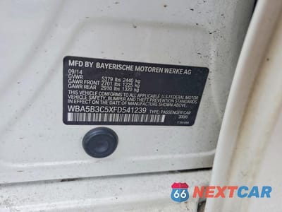 Zdjęcie 12 z 12 samochodu: 2015 BMW 535 XI VIN:WBA5B3C5XFD541239 - miniatura