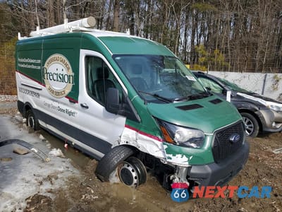 Czwarte zdjęcie samochodu z boku: 2023 FORD TRANSIT T-250 UTILITY / SERVICE VAN VIN:1FTBR1C81PKA61362 - miniatura