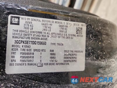 Zdjęcie 13 z 13 samochodu: 2013 CHEVROLET SILVERADO K1500 LT VIN:3GCPKSE77DG159660 - miniatura