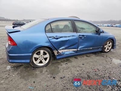 Trzecie zdjęcie samochodu z tyłu: 2006 HONDA CIVIC VIN:1HGFA16806L049573 - miniatura
