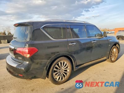 Trzecie zdjęcie samochodu z tyłu: 2017 INFINITI QX80 BASE VIN:JN8AZ2NE8H9159175 - miniatura