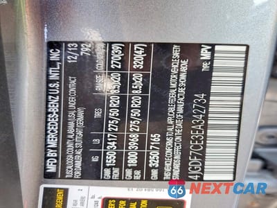 Zdjęcie 13 z 13 samochodu: 2014 MERCEDES-BENZ GL 450 4MATIC VIN:4JGDF7CE3EA342734 - miniatura