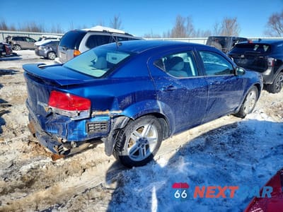 Trzecie zdjęcie samochodu z tyłu: 2009 DODGE AVENGER SXT VIN:1B3LC56B99N523268 - miniatura
