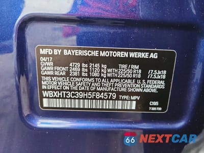 Zdjęcie 13 z 13 samochodu: 2017 BMW X1 XDRIVE28I VIN:WBXHT3C39H5F84579 - miniatura