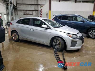Czwarte zdjęcie samochodu z boku: 2019 HYUNDAI IONIQ BLUE VIN:KMHC65LC1KU158420 - miniatura
