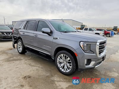 Czwarte zdjęcie samochodu z boku: 2021 GMC YUKON SLT VIN:1GKS2BKD4MR179146 - miniatura