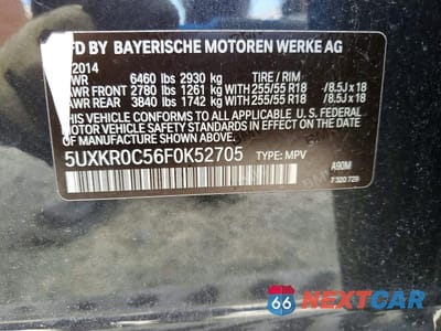 Zdjęcie 13 z 13 samochodu: 2015 BMW X5 XDRIVE35I VIN:5UXKR0C56F0K52705 - miniatura