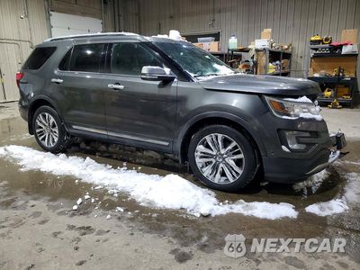 Czwarte zdjęcie samochodu z boku: 2017 FORD EXPLORER PLATINUM VIN:1FM5K8HT3HGB67982 - miniatura