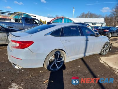 Trzecie zdjęcie samochodu z tyłu: 2022 HONDA ACCORD SPORT VIN:1HGCV1F32NA053937 - miniatura