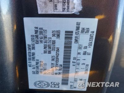 Zdjęcie 12 z 13 samochodu: 2015 FORD F150 SUPERCREW VIN:1FTEW1E83FKD73541 - miniatura