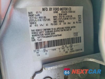 Zdjęcie 13 z 13 samochodu: 2015 FORD F250 SUPER DUTY VIN:1FT7W2B65FEA97640 - miniatura