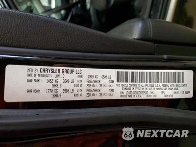 Zdjęcie 13 z 13 samochodu: 2013 DODGE DURANGO SXT VIN:1C4RDJAG8DC653936 - miniatura