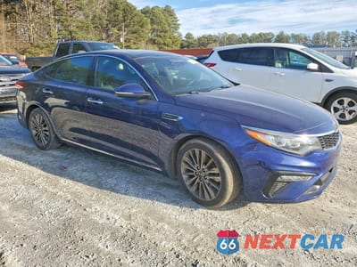 Czwarte zdjęcie samochodu z boku: 2019 KIA OPTIMA SXL VIN:5XXGV4L28KG305994 - miniatura