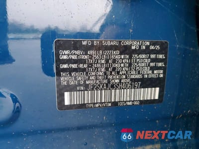 Zdjęcie 12 z 12 samochodu: 2025 SUBARU FORESTER WILDERNESS VIN:JF2SKAJC3SH406197 - miniatura