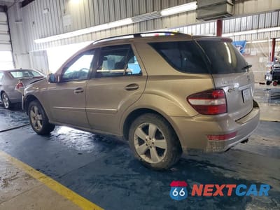 Drugie zdjęcie samochodu z przodu: 2009 MERCEDES-BENZ ML 350 VIN:4JGBB86E09A499843 - miniatura