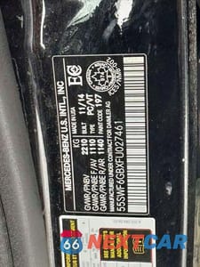 Zdjęcie 12 z 12 samochodu: 2015 MERCEDES-BENZ C 400 4MATIC VIN:55SWF6GBXFU027461 - miniatura