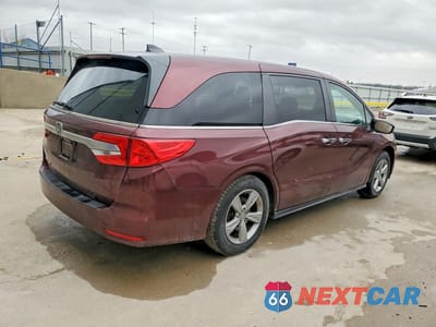 Trzecie zdjęcie samochodu z tyłu: 2018 HONDA ODYSSEY EXL VIN:5FNRL6H79JB006188 - miniatura