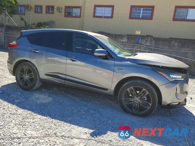 Czwarte zdjęcie samochodu z boku: 2023 ACURA RDX A-SPEC VIN:5J8TC1H60PL008855 - miniatura