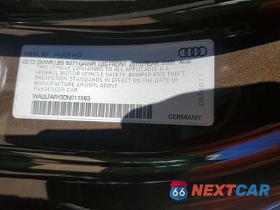Zdjęcie 12 z 12 samochodu: 2013 AUDI A5 PREMIUM PLUS VIN:WAULFAFH3DN011983 - miniatura
