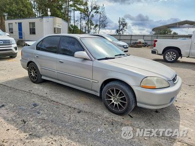 Czwarte zdjęcie samochodu z boku: 1997 HONDA CIVIC LX VIN:2HGEJ667XVH540678 - miniatura