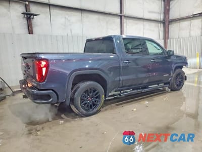 Trzecie zdjęcie samochodu z tyłu: 2021 GMC SIERRA K1500 ELEVATION VIN:1GTP9CEK1MZ211855 - miniatura