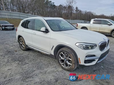 Czwarte zdjęcie samochodu z boku: 2021 BMW X3 SDRIVE30I VIN:5UXTY3C05M9E84821 - miniatura