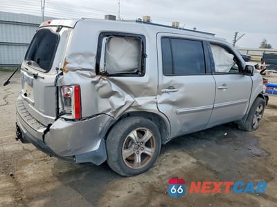 Trzecie zdjęcie samochodu z tyłu: 2013 HONDA PILOT EX VIN:5FNYF4H40DB029053 - miniatura