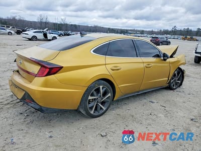 Trzecie zdjęcie samochodu z tyłu: 2021 HYUNDAI SONATA SEL PLUS VIN:5NPEJ4J26MH108481 - miniatura